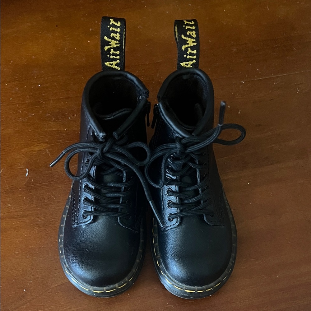 Kids Black Boots